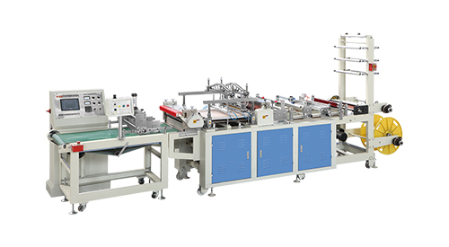 Máquina de fabricar sacola RFQ500/600/700C, Fabricante de sacola zíper com corte a quente